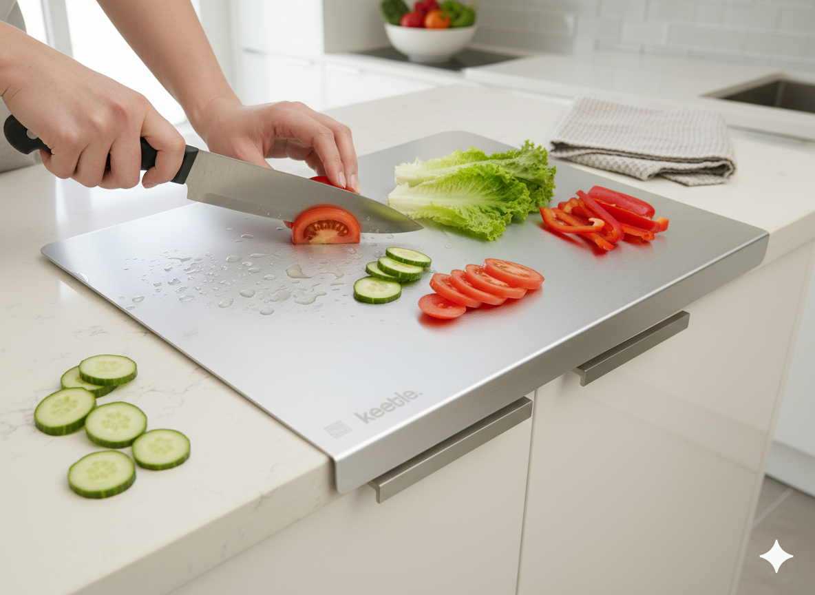 Stainless Steel Chopping Board, Counter Top - Rust Free