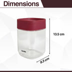 12 Airtight Storage Containers for Kitchen BPA Free Food Grade Plastic Organizing Jars Masala Dabba 750ML