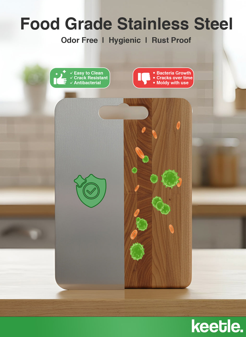 Stainless Steel Chopping Board